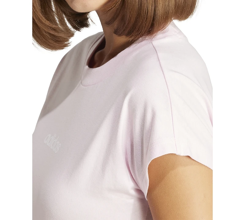 adidas Women's Essentials Linear Cotton T-Shirt
