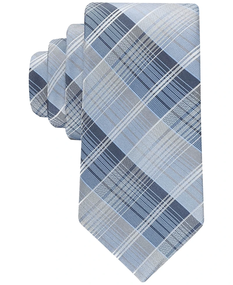 Calvin Klein Men's Ombre Plaid Tie