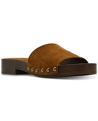 Steve Madden Women's Cento Wooden Flatform Slide Sandals