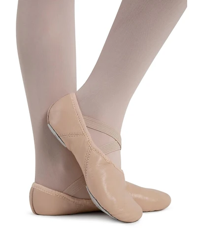 Capezio Girls Leather Juliet Ballet Shoe