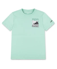 Converse Big Boys Retro Front Back Sneaker T-shirt