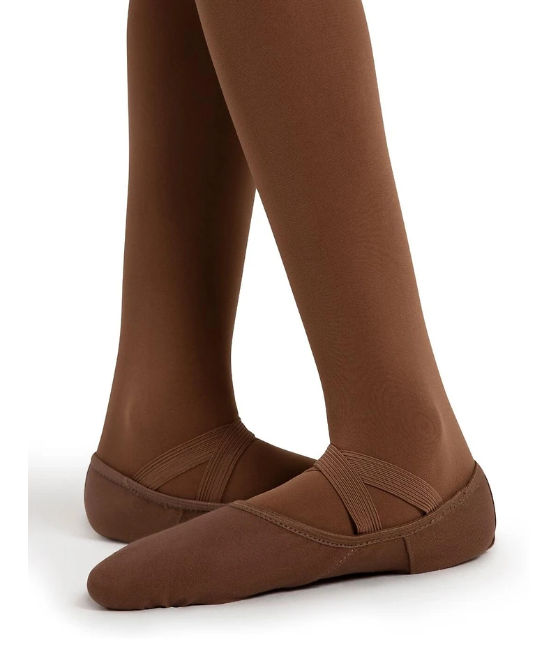 Capezio Toddler Girls Hanami Canvas Narrow Ballet Shoe