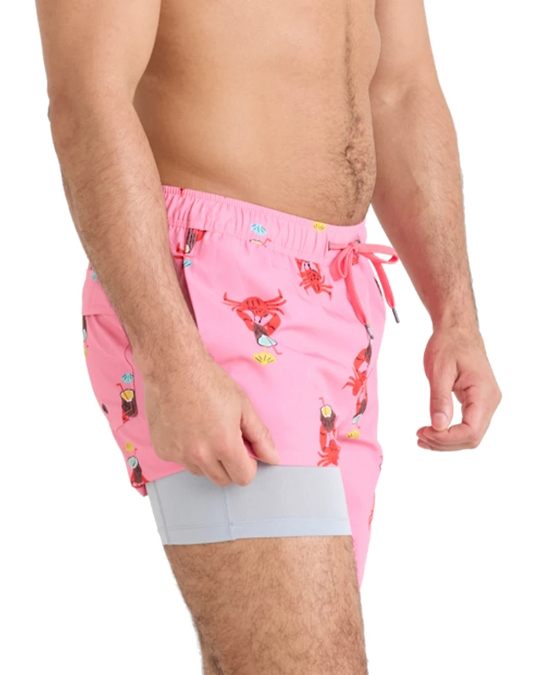 Men's Oh Buoy 2 1 7" Stretch Swim Short