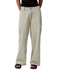 Calvin Klein Jeans Women's Utility Canvas Cargo Pants