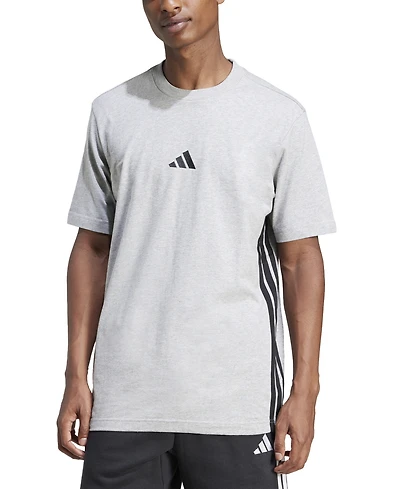 adidas Men's Essential Three-Stripes Single Jersey T-Shirt