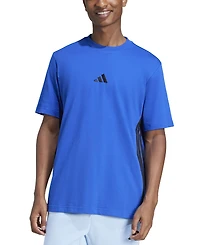 adidas Men's Essential Three-Stripes Single Jersey T-Shirt