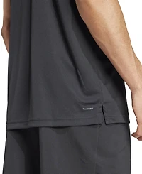 adidas Men's Club Tennis Climacool 3-Stripes Polo Shirt