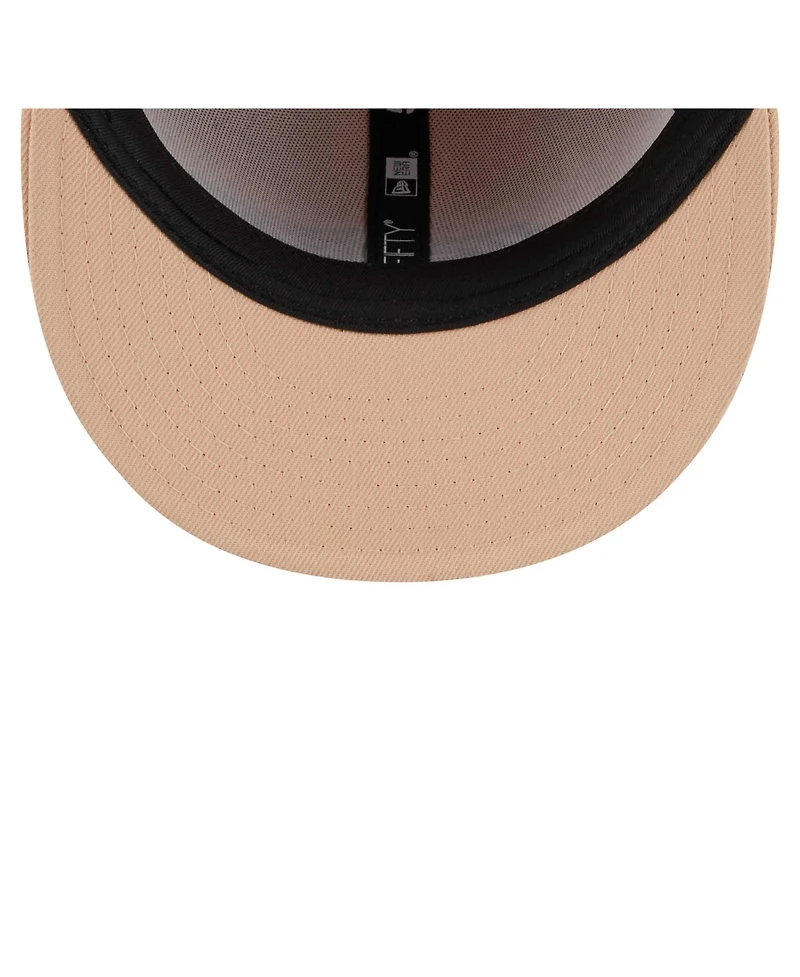 New Era Men's Tan New York Jets Candied Pecan 59FIFTY Fitted Hat