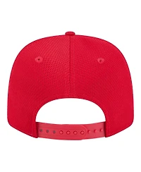 New Era Men's Scarlet Ohio State Buckeyes Patched 9SEVENTY Stretch-Snap Adjustable Hat