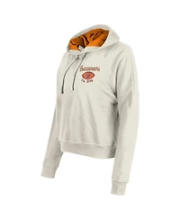 New Era Women's Cream Tampa Bay Buccaneers 3rd Down Historic Pullover Hoodie