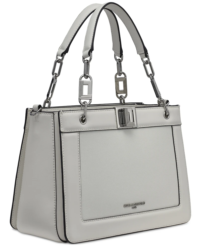 Karl Lagerfeld Paris Ivette Leather Satchel