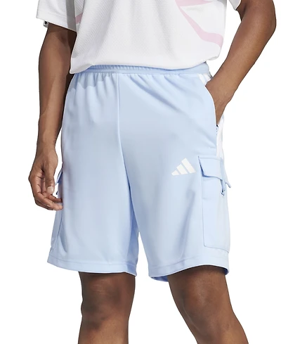 adidas Men's Three-Stripes Tiro 9" Cargo Shorts