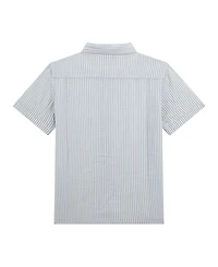 Guess Big Boys Oversize Short Sleeve Printed Woven Shirt