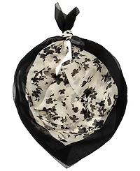 Lauren Ralph Lauren Contrast Floral Square Scarf