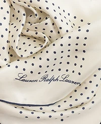 Lauren Ralph Core Dot Square Scarf
