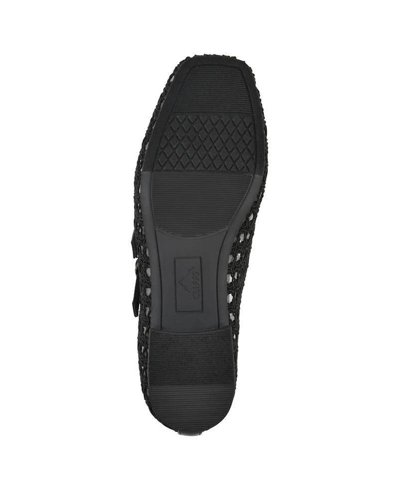 Cliffs by White Mountain Women's Besnik Mary Jane Round Toe Flats