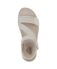 Cliffs by White Mountain Women's Hapford Sport Round Toe Sandals