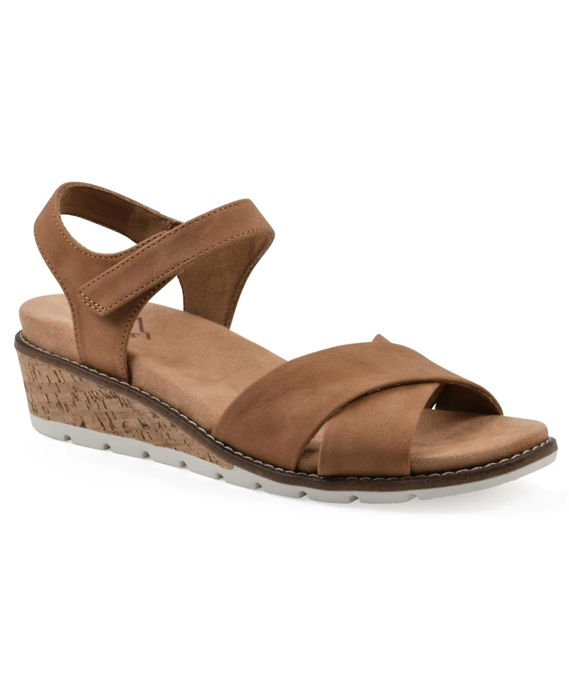 Cliffs by White Mountain Women's Tinna Wedge Sandals