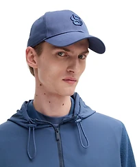 Boss by Hugo Boss Men's Double B Monogram Cotton Twill Cap