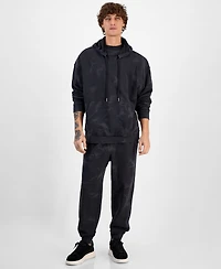 Hugo by Boss Men's Loose-Fit Pullover Hoodie