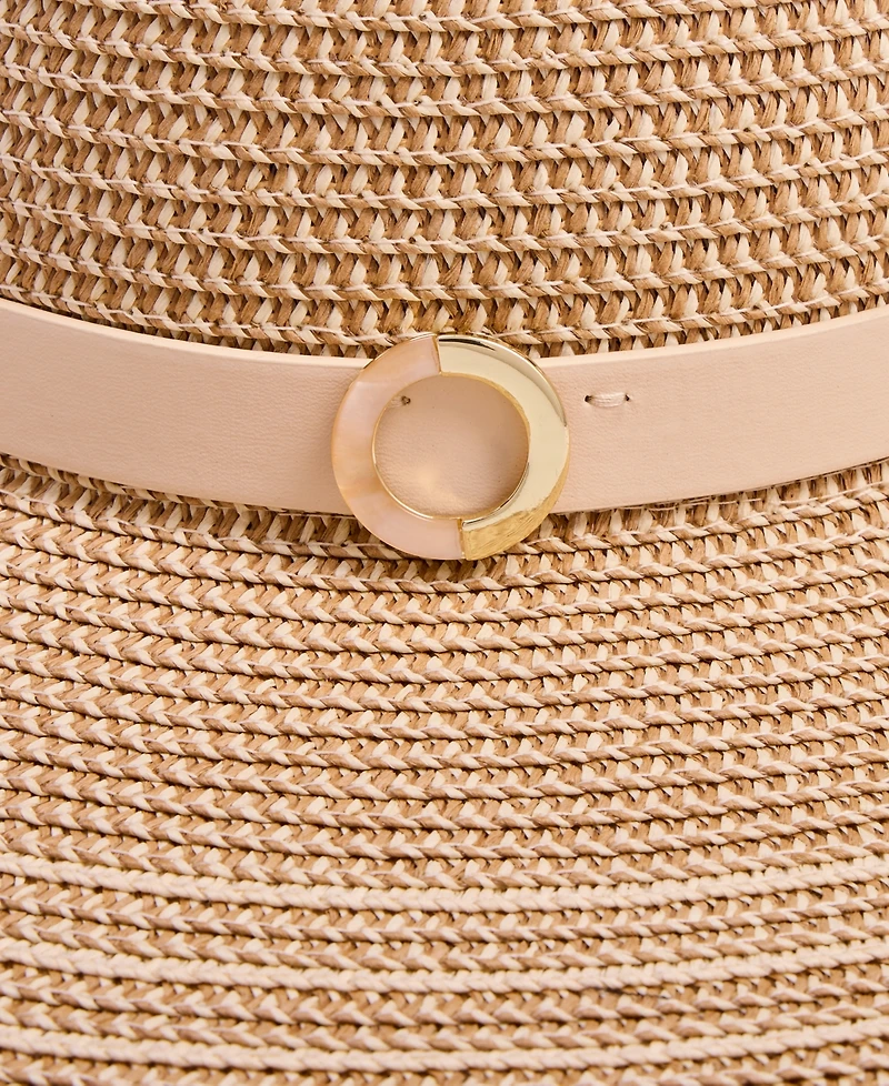 I.n.c. International Concepts Stripe-Brim Floppy Hat with Contrast Band, Exclusively at Macy's