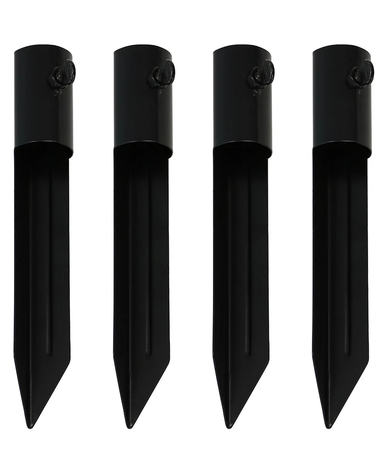 Outdoor Universal Steel Metal Ground Stake Accessory for Patio and Lawn Torches
