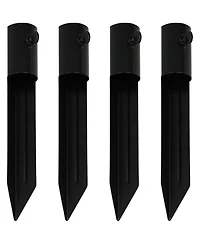 Outdoor Universal Steel Metal Ground Stake Accessory for Patio and Lawn Torches