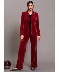 Olsen Women's Anna Fit Velvet Trouser