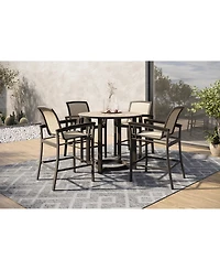 Bartow Outdoor 5-pc Dining Set (Counter Height Table & 4 Counter Stools), Created for Macy's