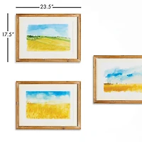 European Landscape Prints Set of 3