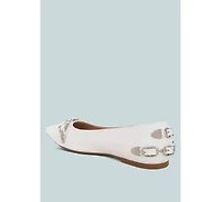 Golini Belt Buckle Detail Ballerinas Women