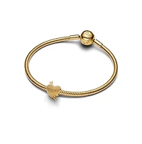 Pandora 14K Gold Plated Cupid Heart Charms