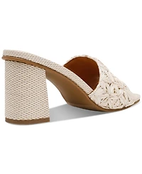 Dv Dolce Vita Women's Honey Raffia Block-Heel Dress Sandals