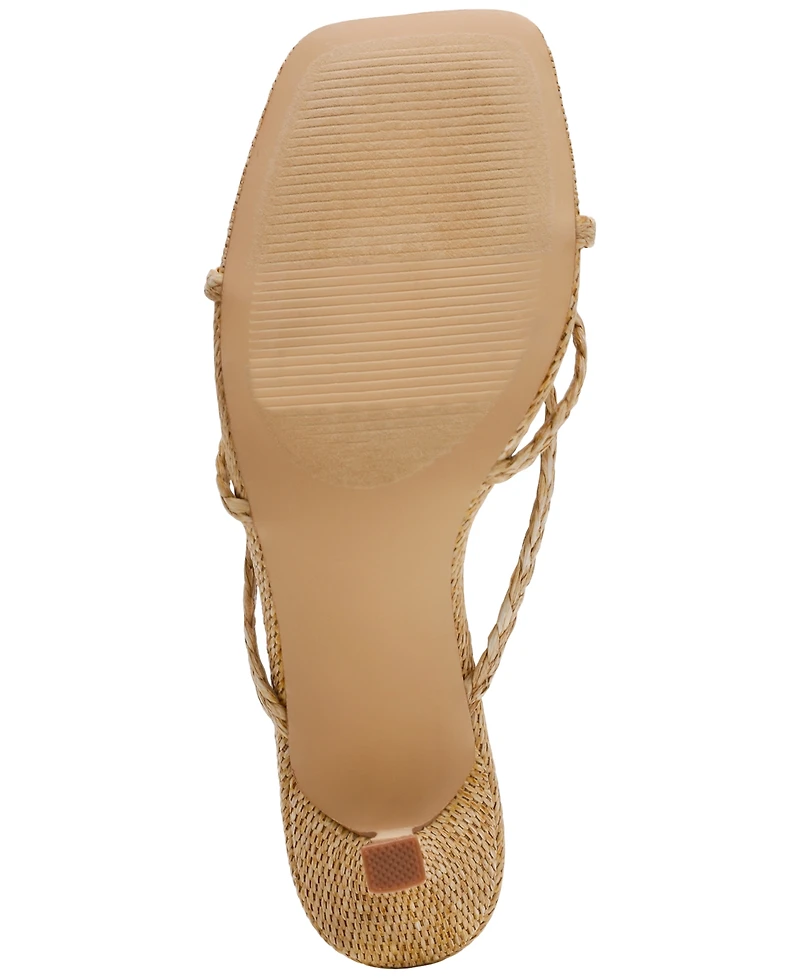 Dv Dolce Vita Women's Zini Strappy Kitten Heel Dress Sandals