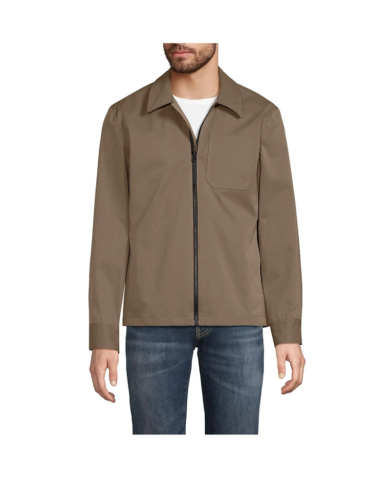 Lands' End Men's Squall Mac Rain Jacket
