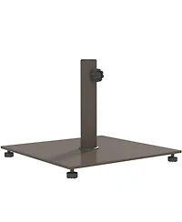 Outsunny Square Patio Umbrella Base, 29 lbs Metal Umbrella Sd,