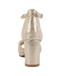 Jones New York Women's Belizy Block Heel Evening Dress Sandals