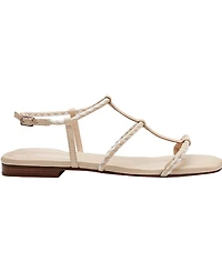 Marc Fisher Ltd Women's Maze Braided Caged Flat Sandals