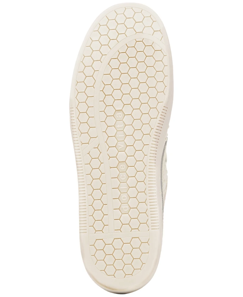 Dolce Vita Women's Notice Pearl Mesh Low Profile Lace-Up Sneakers