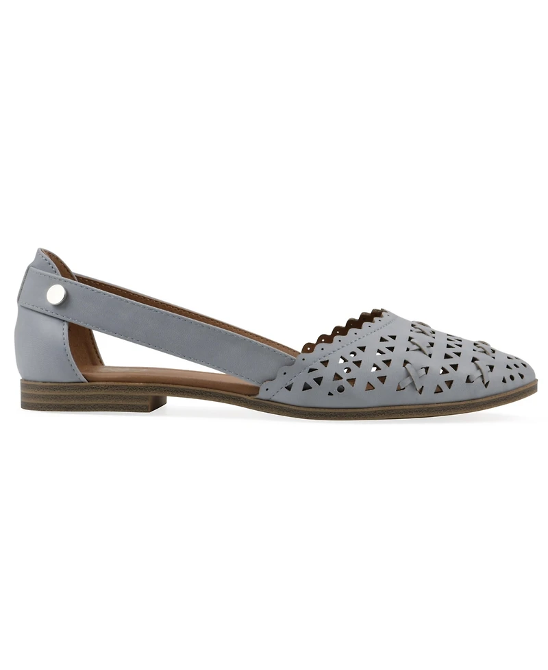 White Mountain Women's Nobler Pointed Toe Flats
