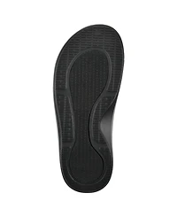 White Mountain Women's Rip Round Toe Flat Sandals