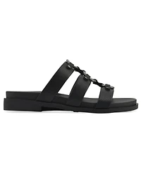 White Mountain Women's Koala Slip-On Flat Sandals