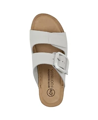 White Mountain Women's Fearful Slip-On Wedge Sandals