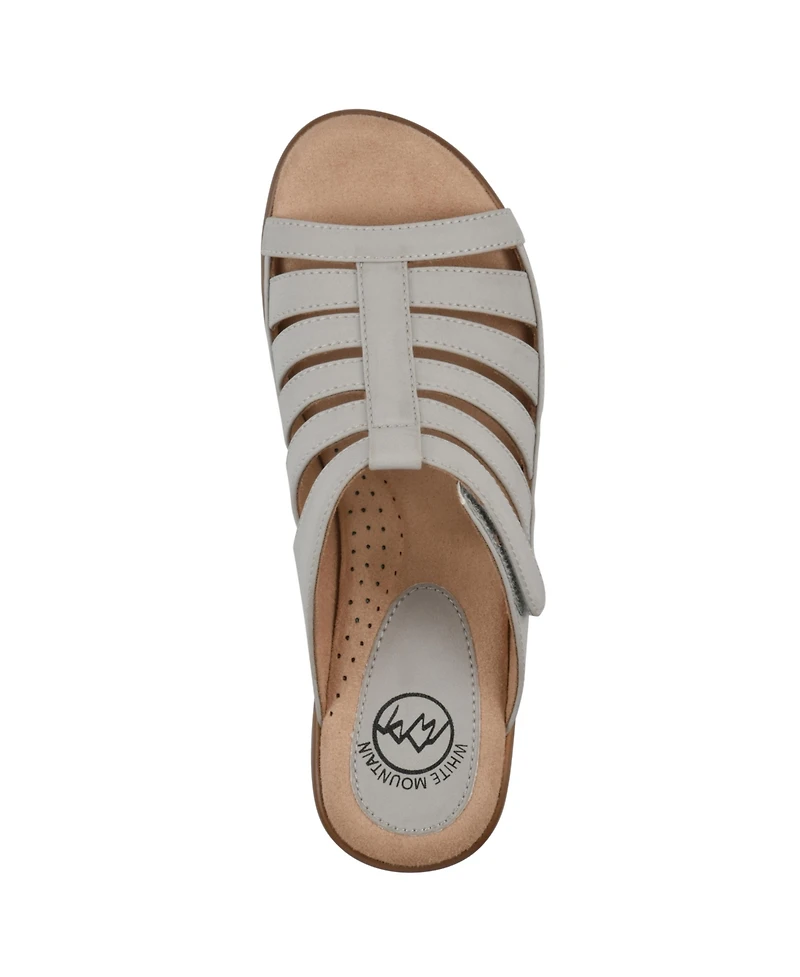 White Mountain Women's Valencia Slip-On Clog Sandals