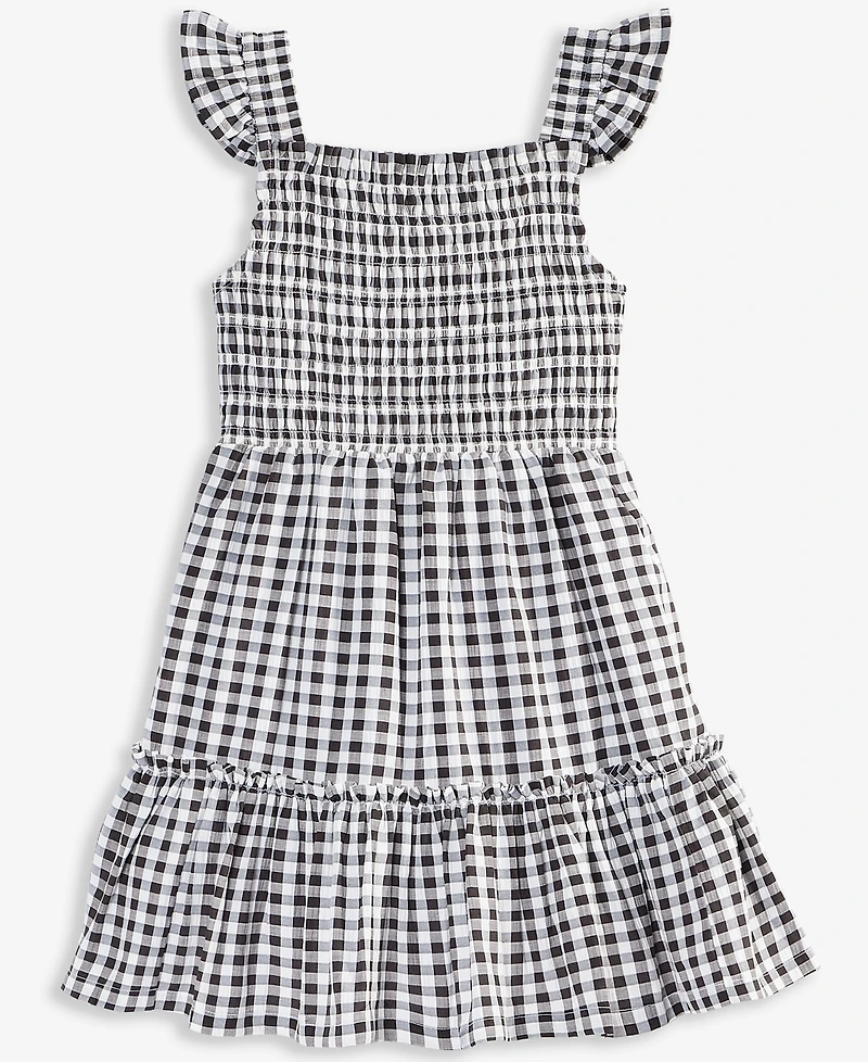 On 34th Mommy & Me Gingham Tiered Smocked Dress - Little Girl, Exclusively at Macy's