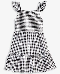 On 34th Mommy & Me Gingham Tiered Smocked Dress - Little Girl, Exclusively at Macy's