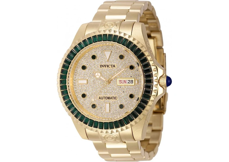 Invicta Men's Pro Diver Automatic 3 Hand Gold