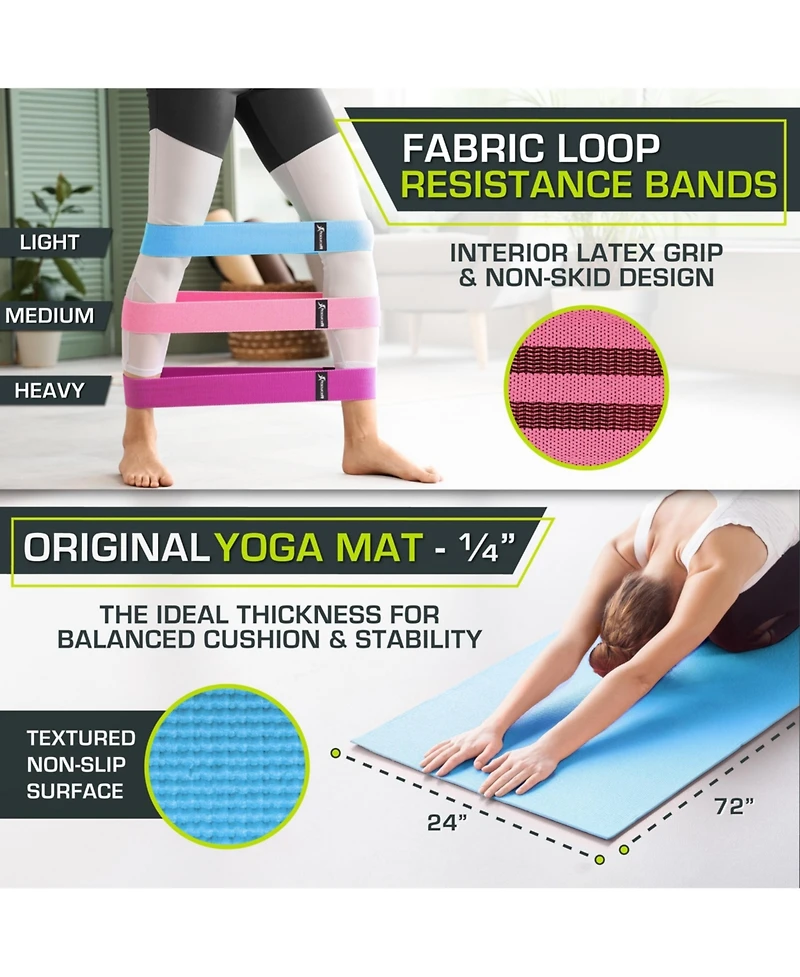 ProsourcFit Yoga Color Kit