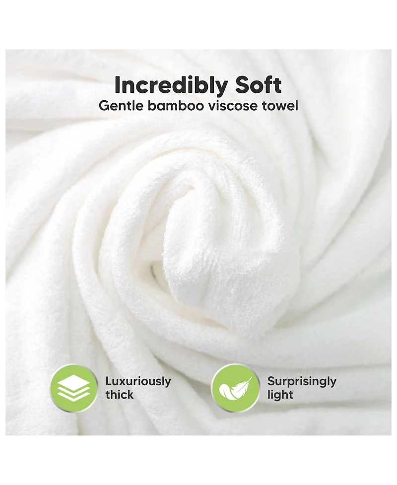 KeaBabies Luxe Baby Hooded Towel, Bath Towels, Beach Towel for Newborn, Kids