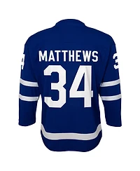 Outerstuff Big Boys and Girls Auston Matthews Blue Toronto Maple Leaf's Home Replica Player Jersey